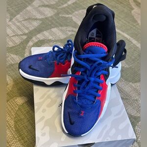 Nike Paul George PG 5 USA Olympic Red White Blue CW3143-101 SZ 7.5 Men/9 Women